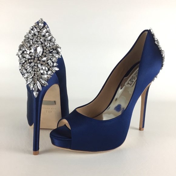 Badgley Mischka Shoes - Badgley Mischka | Kiara Rhinestone Satin Platform